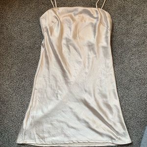 Princess Polly Cream Mini Dress